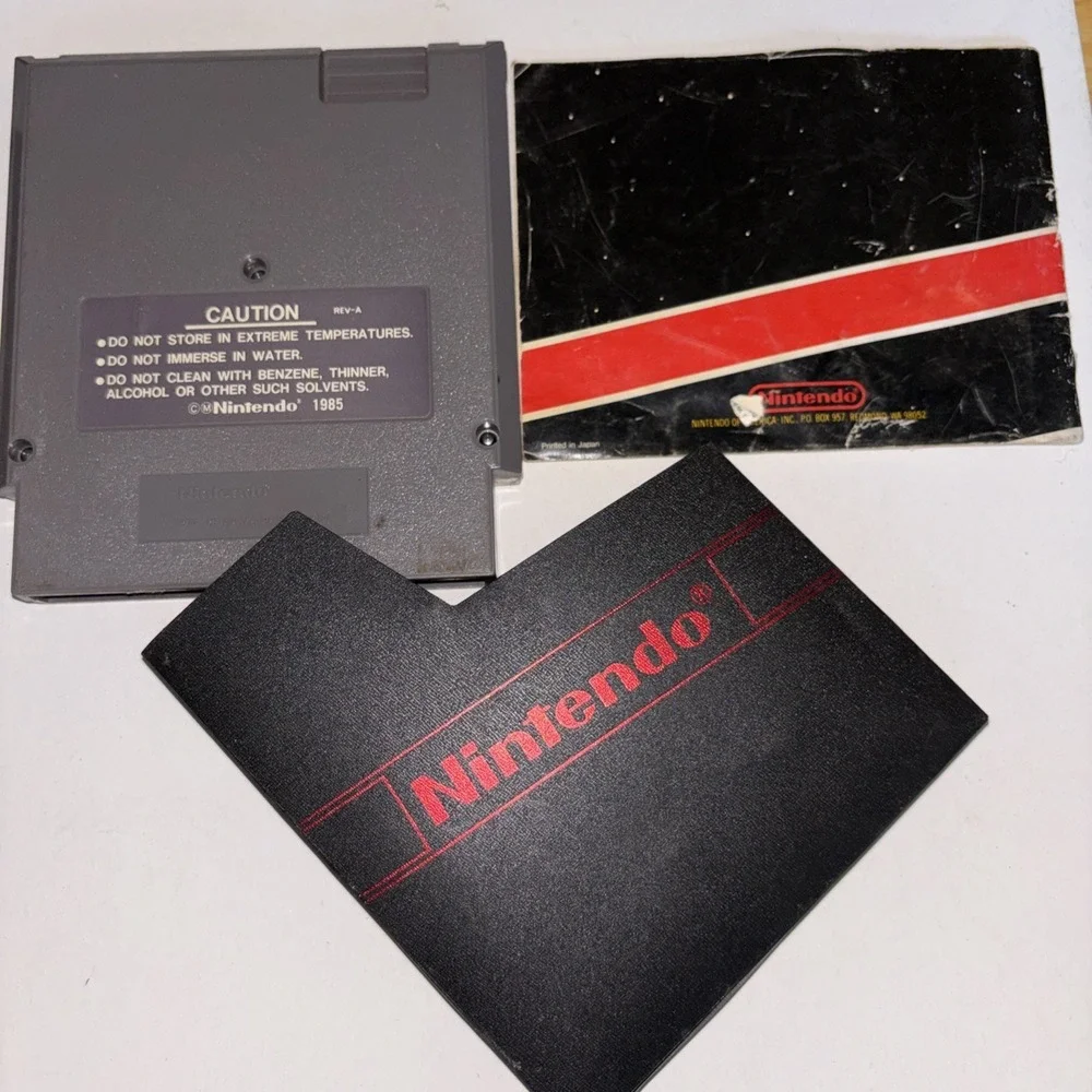Vtg. Nintendo NES Super Mario‎ Bros. / Duck Hunt Game W Manual ( 1985 )